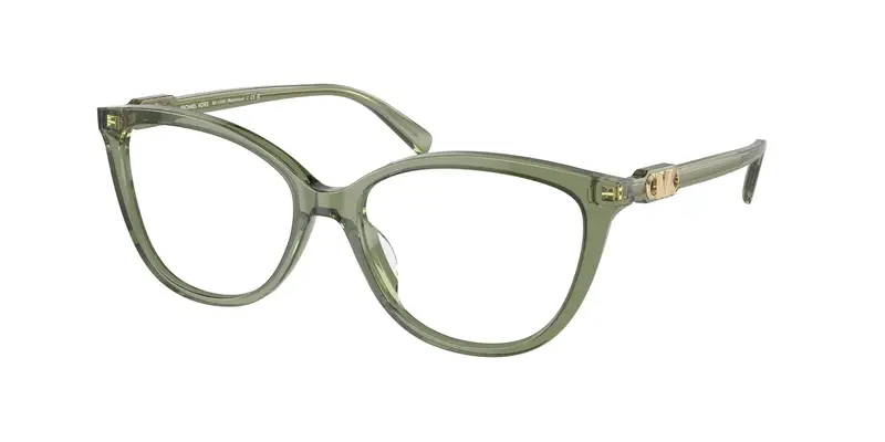 Michael Kors Donna MK4109U WESTMINSTER 3944 Montature da vista Acetato Verde Trasparente Cat Eye Normale