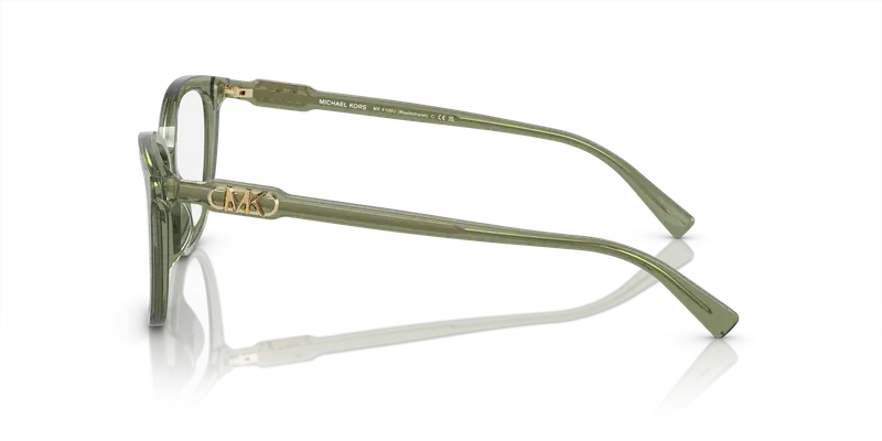 Michael Kors Donna MK4109U WESTMINSTER 3944 Montature da vista Acetato Verde Trasparente Cat Eye Normale miniatura 3