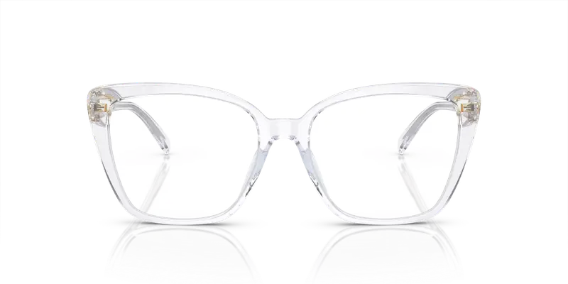 Michael Kors Donna MK4110U AVILA 3957 Montature da vista Acetato Trasparente Trasparente Squadrata Normale miniatura 2