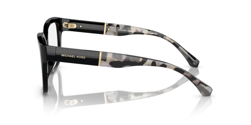 Michael Kors Donna MK4112 POLANCO 3005 Montature da vista Acetato Nero Trasparente Squadrata Normale miniatura 3