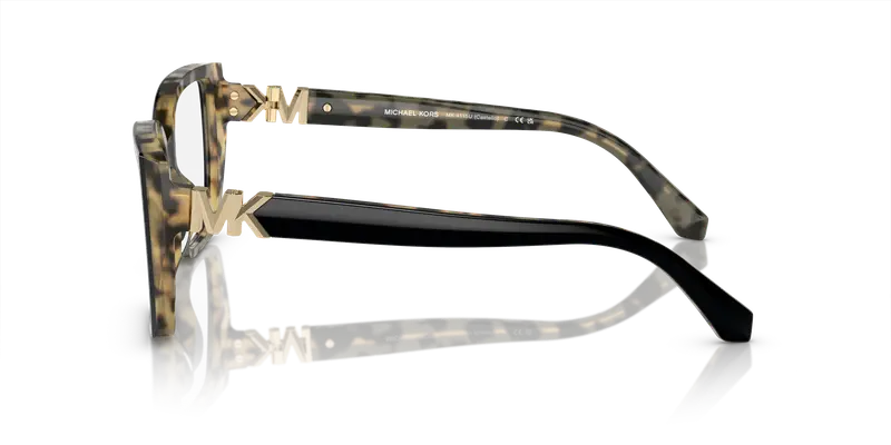 Michael Kors Donna MK4115U CASTELLO 3950 Montature da vista Acetato Nero Trasparente Squadrata Normale miniatura 3