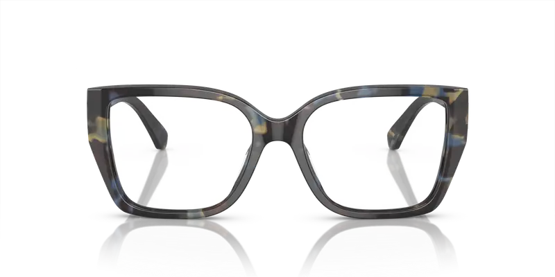 Michael Kors Donna MK4115U CASTELLO 3952 Montature da vista Acetato Blu Trasparente Squadrata Normale miniatura 2