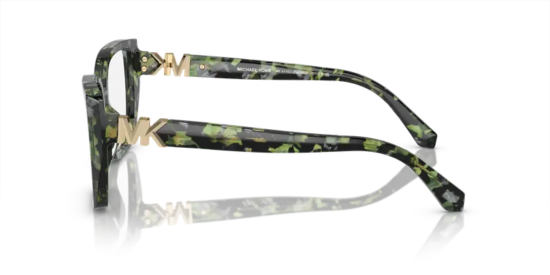 Michael Kors Donna MK4115U CASTELLO 3953 Montature da vista Acetato Verde Trasparente Squadrata Normale miniatura 3