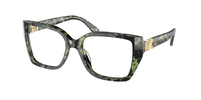 Donna MK4115U CASTELLO 3953 Montature da vista Acetato Verde Trasparente Squadrata Normale