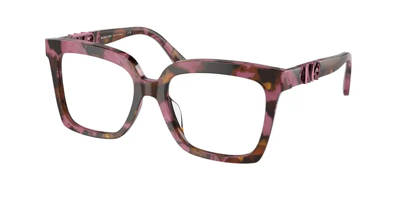 Michael Kors Donna MK4119U NASSAU 3998 Montature da vista Acetato Tartaruga Trasparente Squadrata Normale