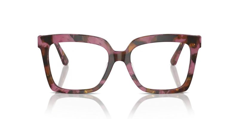 Michael Kors Donna MK4119U NASSAU 3998 Montature da vista Acetato Tartaruga Trasparente Squadrata Normale miniatura 2