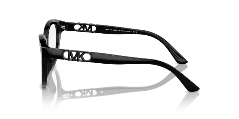 Michael Kors Donna MK4120U ANDALUCIA 3005 Montature da vista Acetato Nero Trasparente Cat Eye Normale miniatura 3