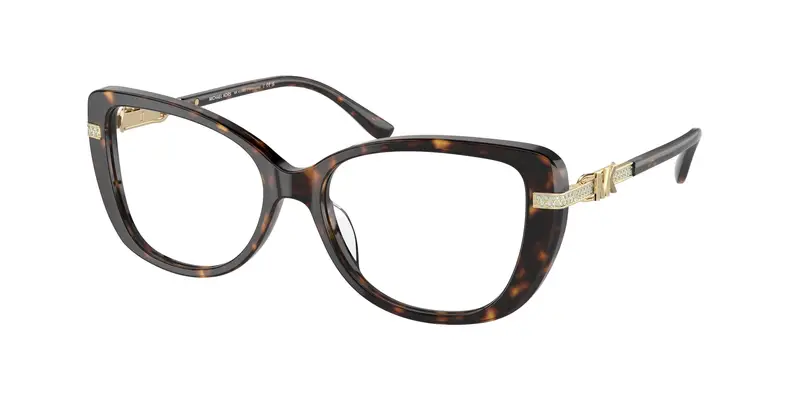Michael Kors Donna MK4125BU FORMENTERA 3006 Montature da vista Acetato Tartaruga Trasparente Cat Eye Normale