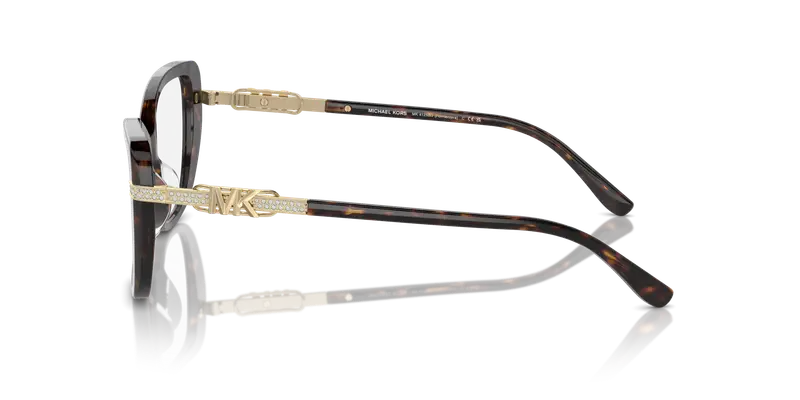 Michael Kors Donna MK4125BU FORMENTERA 3006 Montature da vista Acetato Tartaruga Trasparente Cat Eye Normale miniatura 3