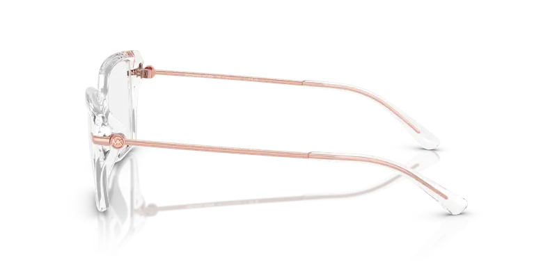 Michael Kors Donna MK4134U CRETE 3015 Montature da vista Iniettato Trasparente Trasparente Squadrata Normale miniatura 3