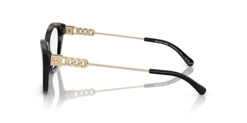 Michael Kors Donna MK4136 MAKENA BEACH 3005 Montature da vista Acetato Nero Trasparente Squadrata Normale miniatura 3