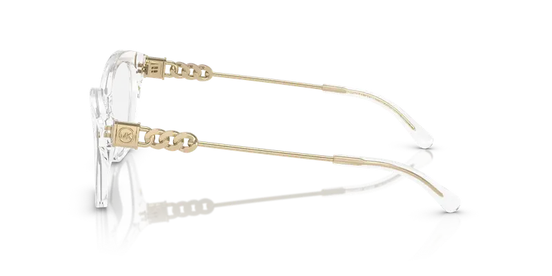 Michael Kors Donna MK4136 MAKENA BEACH 3015 Montature da vista Acetato Trasparente Trasparente Squadrata Normale miniatura 3