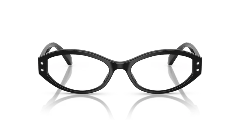 Michael Kors Donna MK4139B CORVARA 3005 Montature da vista Acetato Nero Trasparente Rotonda Normale miniatura 2