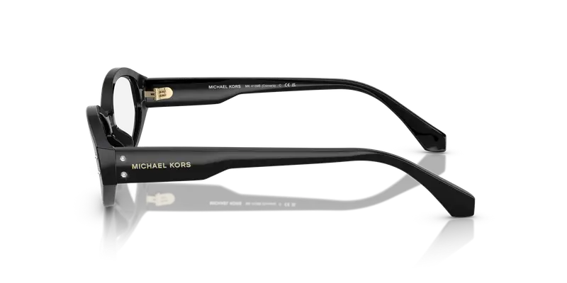 Michael Kors Donna MK4139B CORVARA 3005 Montature da vista Acetato Nero Trasparente Rotonda Normale miniatura 3