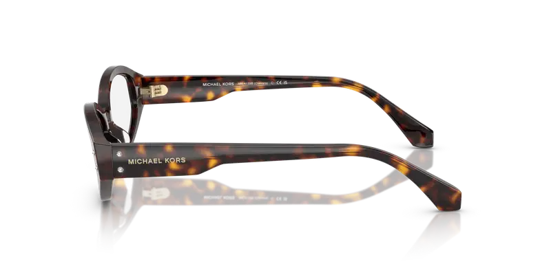 Michael Kors Donna MK4139B CORVARA 3006 Montature da vista Acetato Tartaruga Trasparente Rotonda Normale miniatura 3