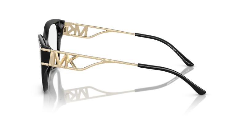 Michael Kors Donna MK4140U BIERZO 3005 Montature da vista Iniettato Nero Trasparente Squadrata Normale miniatura 3
