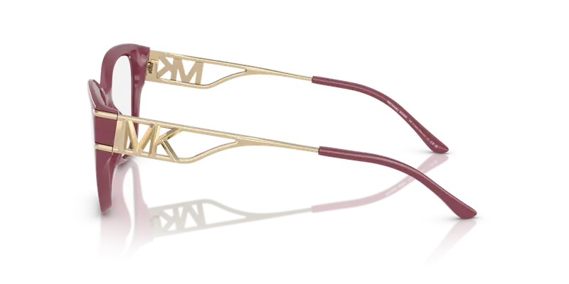 Michael Kors Donna MK4140U BIERZO 3256 Montature da vista Iniettato Viola Trasparente Squadrata Normale miniatura 3