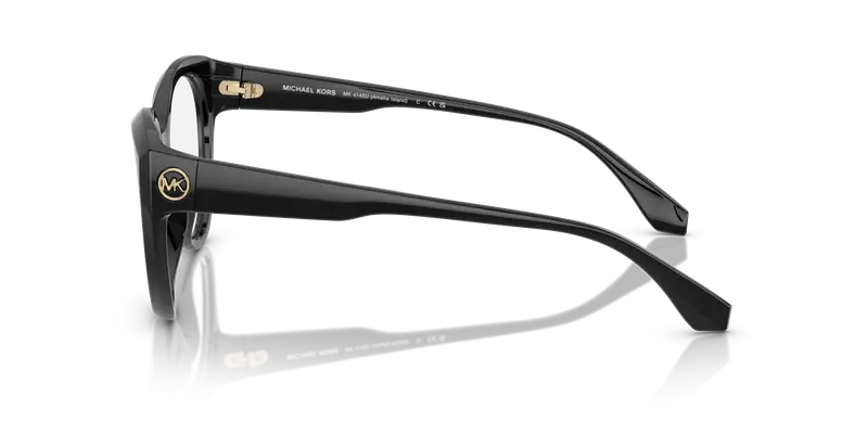 Michael Kors Donna MK4145U AMELIA ISLAND 3005 Montature da vista Iniettato Nero Trasparente Rotonda Normale miniatura 3