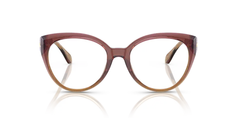 Michael Kors Donna MK4145U AMELIA ISLAND 3256 Montature da vista Iniettato Rosa Trasparente Rotonda Normale miniatura 2
