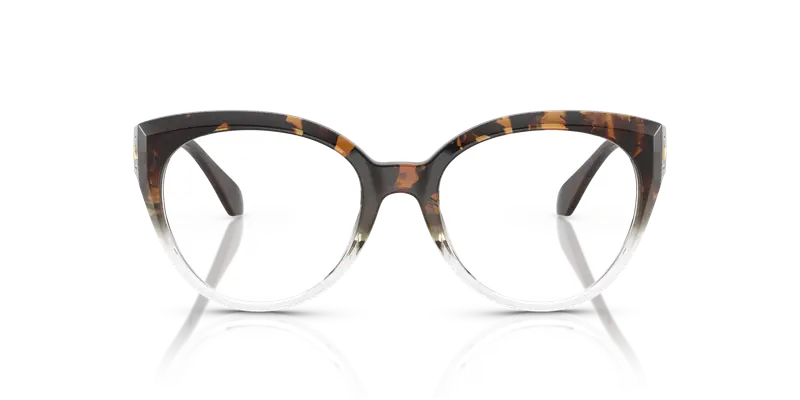 Michael Kors Donna MK4145U AMELIA ISLAND 4025 Montature da vista Iniettato Marrone Trasparente Rotonda Normale miniatura 2