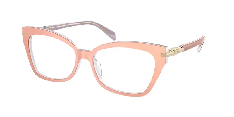 Michael Kors Donna MK4146U MONTEGO BAY 4015 Montature da vista Acetato Bianco Trasparente Cat Eye Normale