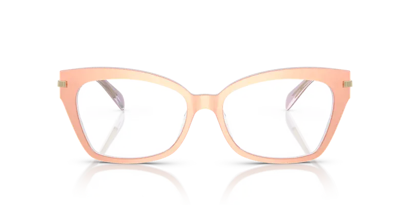 Michael Kors Donna MK4146U MONTEGO BAY 4015 Montature da vista Acetato Bianco Trasparente Cat Eye Normale miniatura 2