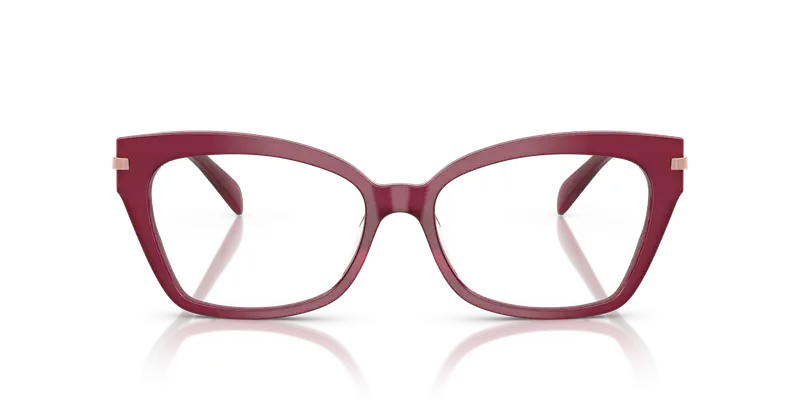 Michael Kors Donna MK4146U MONTEGO BAY 4018 Montature da vista Acetato Rosso Trasparente Cat Eye Normale miniatura 2