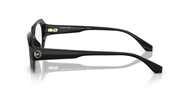 Michael Kors Donna MK4147U ISLAMORADA 3005 Montature da vista Iniettato Nero Trasparente Geometrica Normale miniatura 3