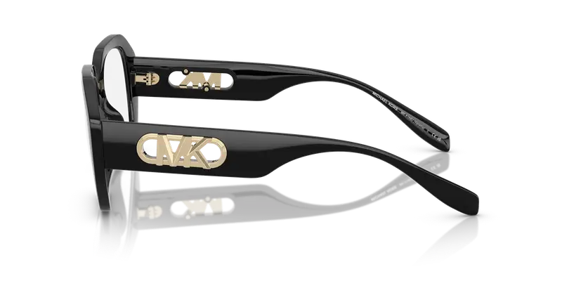 Michael Kors Donna MK4148U VALLETTA 3005 Montature da vista Iniettato Nero Trasparente Geometrica Normale miniatura 3