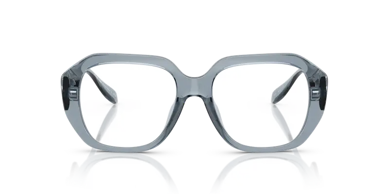 Michael Kors Donna MK4148U VALLETTA 4014 Montature da vista Iniettato Blu Trasparente Geometrica Normale miniatura 2