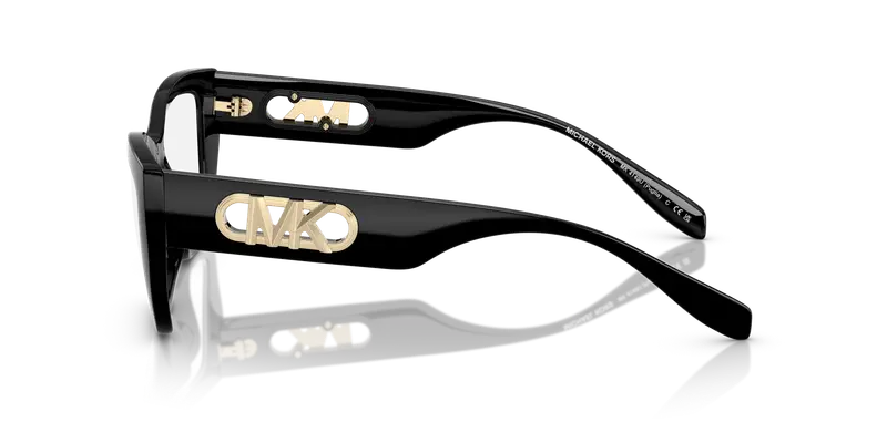 Michael Kors Donna MK4149U PUGLIA 3005 Montature da vista Iniettato Nero Trasparente Squadrata Normale miniatura 3