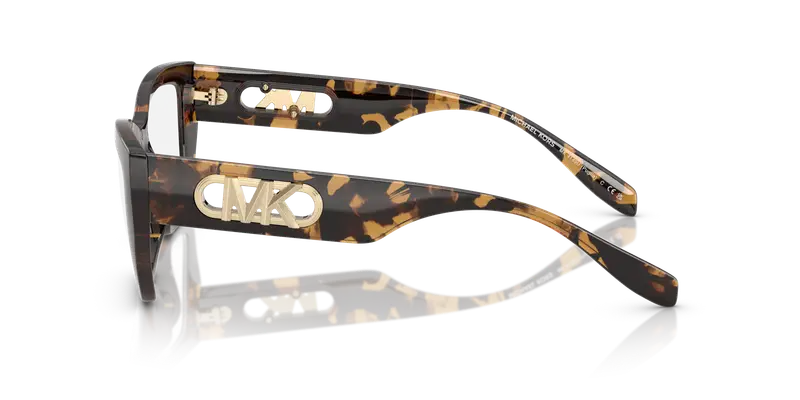 Michael Kors Donna MK4149U PUGLIA 3006 Montature da vista Iniettato Tartaruga Trasparente Squadrata Normale miniatura 3