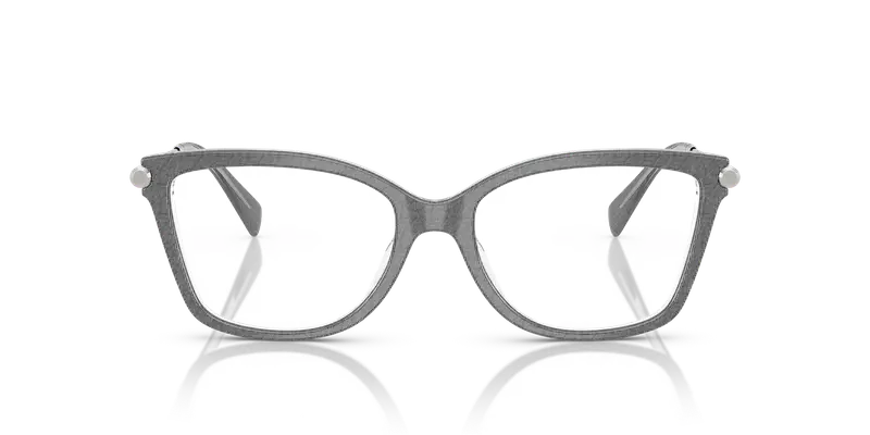 Michael Kors Donna MK4150U KINGSTON 4009 Montature da vista Acetato Grigio Trasparente Squadrata Normale miniatura 2