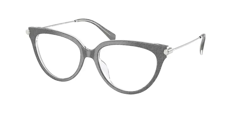 Michael Kors Donna MK4151U WINDHAM 4009 Montature da vista Acetato Grigio Trasparente Cat Eye Normale
