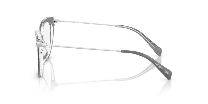 Michael Kors Donna MK4151U WINDHAM 4009 Montature da vista Acetato Grigio Trasparente Cat Eye Normale miniatura 3