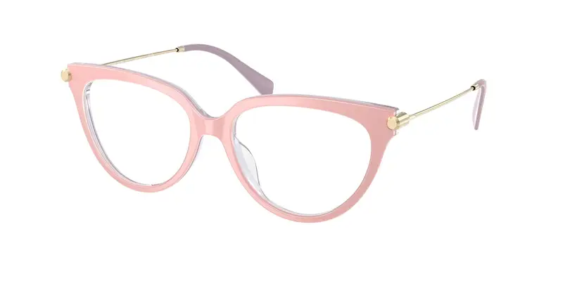 Michael Kors Donna MK4151U WINDHAM 4015 Montature da vista Acetato Bianco Trasparente Cat Eye Normale