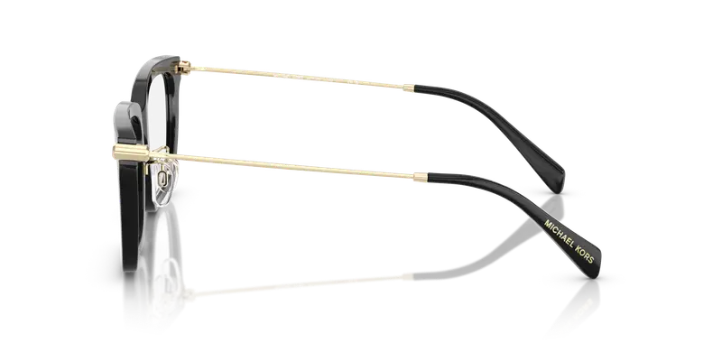 Michael Kors Donna MK4152D GUILIN 3005 Montature da vista Acetato Nero Trasparente Squadrata Normale miniatura 3