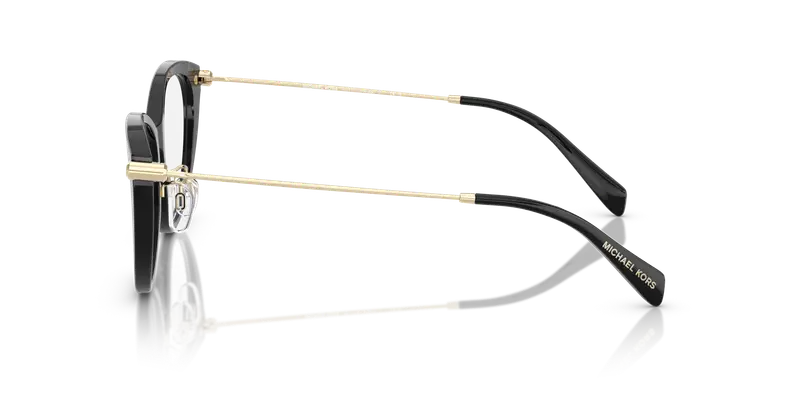 Michael Kors Donna MK4153D YANGTZE 3005 Montature da vista Acetato Nero Trasparente Cat Eye Normale miniatura 3
