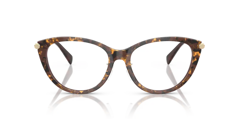 Michael Kors Donna MK4153D YANGTZE 4016 Montature da vista Acetato Marrone Trasparente Cat Eye Normale miniatura 2