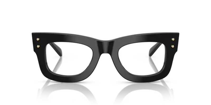 Michael Kors Donna MK4160 CORAL GABLES 3005 Montature da vista Acetato Nero Trasparente Squadrata Normale miniatura 2