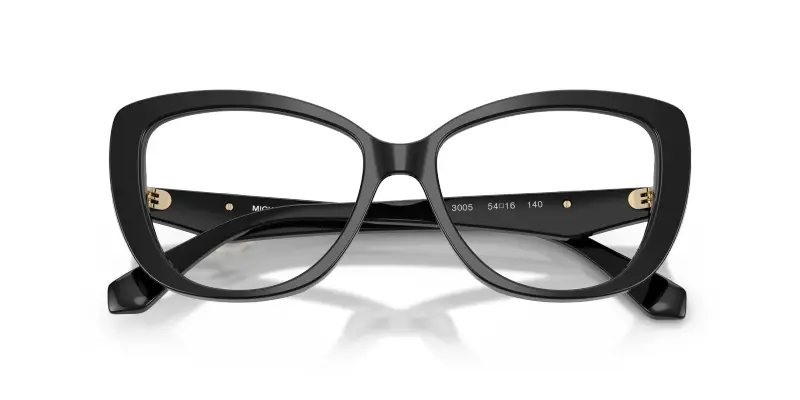 Donna MK4163U DERVIO 3005 Montature da vista Acetato Nero Trasparente Farfalla Normale miniatura 2