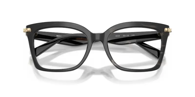 Donna MK4166U GREENVILLE 4034 Montature da vista Acetato Nero Trasparente Squadrata Normale miniatura 2