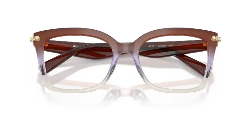 Donna MK4166U GREENVILLE 4036 Montature da vista Acetato Rosso Trasparente Squadrata Normale miniatura 2