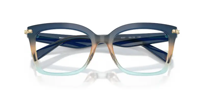 Donna MK4166U GREENVILLE 4037 Montature da vista Acetato Blu Trasparente Squadrata Normale miniatura 2