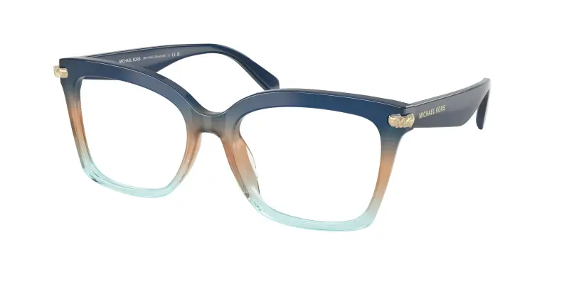 Donna MK4166U GREENVILLE 4037 Montature da vista Acetato Blu Trasparente Squadrata Normale