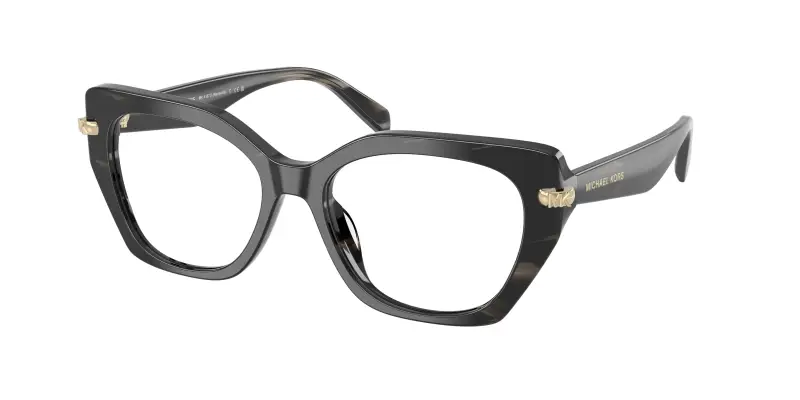 Donna MK4167U NASHVILLE 4034 Montature da vista Acetato Nero Trasparente Geometrica Normale