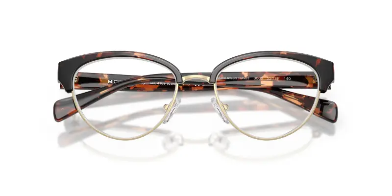 Donna MK4169 CURACAO 3006 Montature da vista Iniettato Tartaruga Trasparente Cat Eye Normale miniatura 2