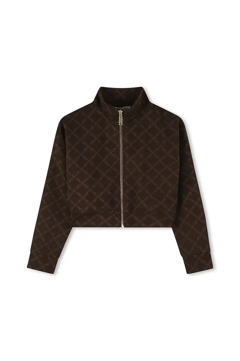 felpa per bambini colore marrone R30472 miniatura 2