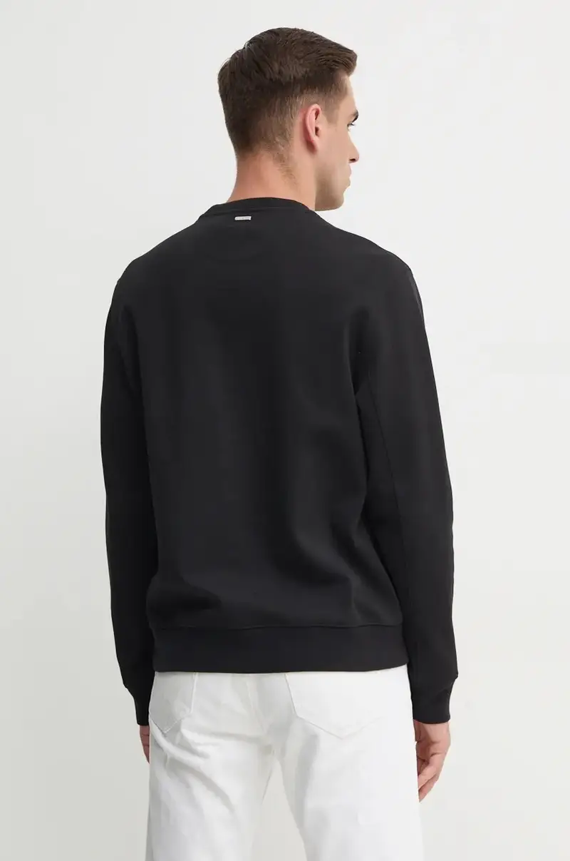 felpa uomo colore nero con applicazione CF4528J5MF miniatura 3