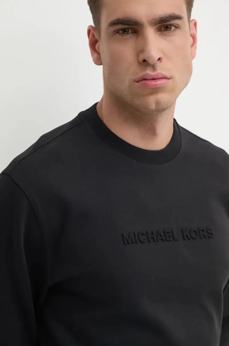 felpa uomo colore nero con applicazione CF4528J5MF miniatura 4